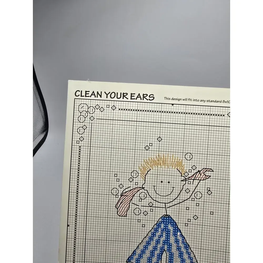 Calico Crossroads Cross Stitch Chart Pattern Clean your Ears